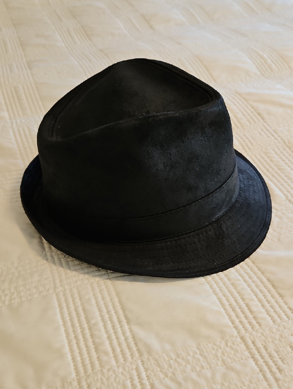 Black Men's Fedora Hat - Classic Stylish Felt